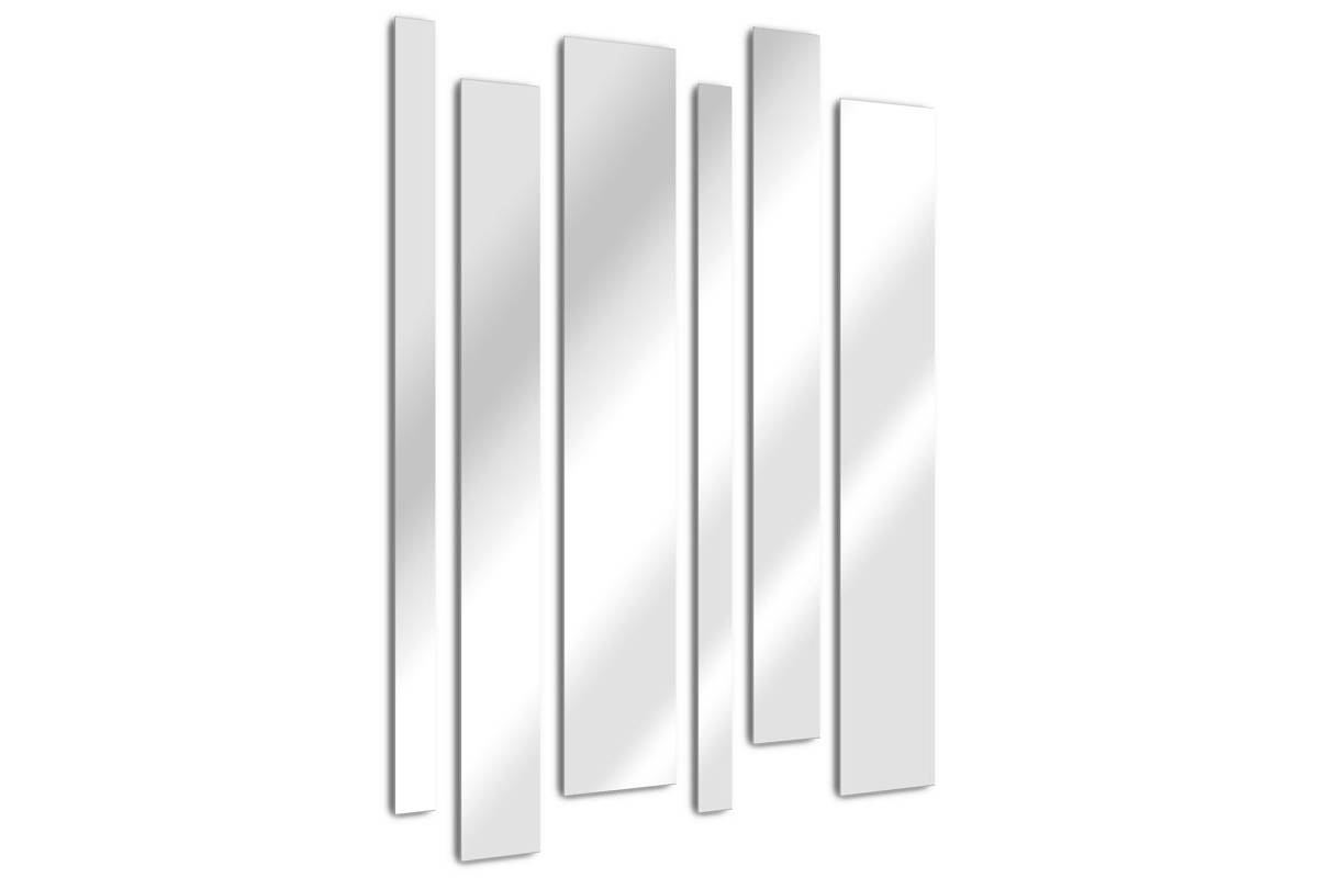 Miroir design rectangulaire en forme de lames droite