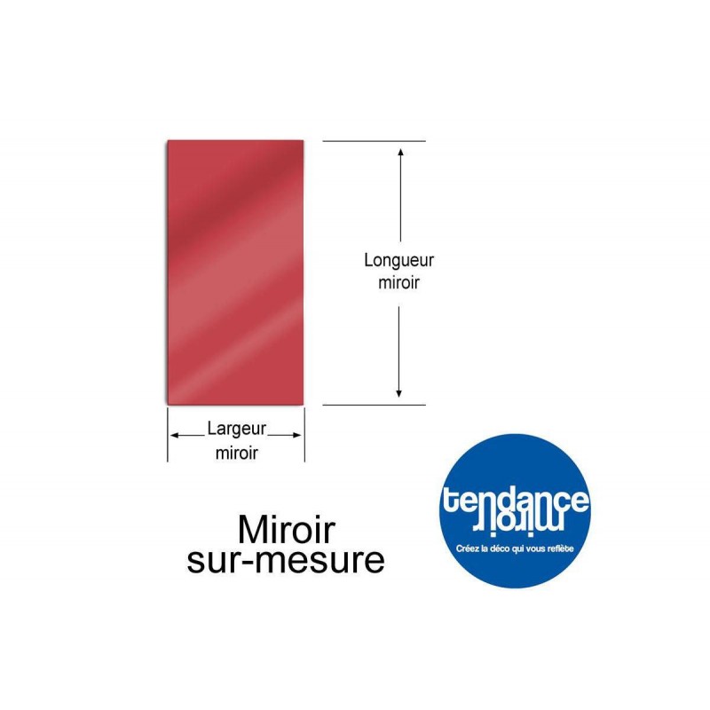 Plexiglass Specchio Rosso 3mm