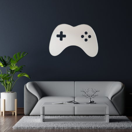 Miroir acrylique Manette de jeu, idéal pour gamer