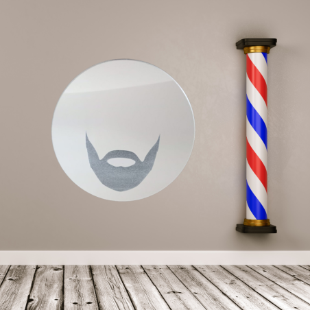 Miroir acrylique diamètre Barbe Courte